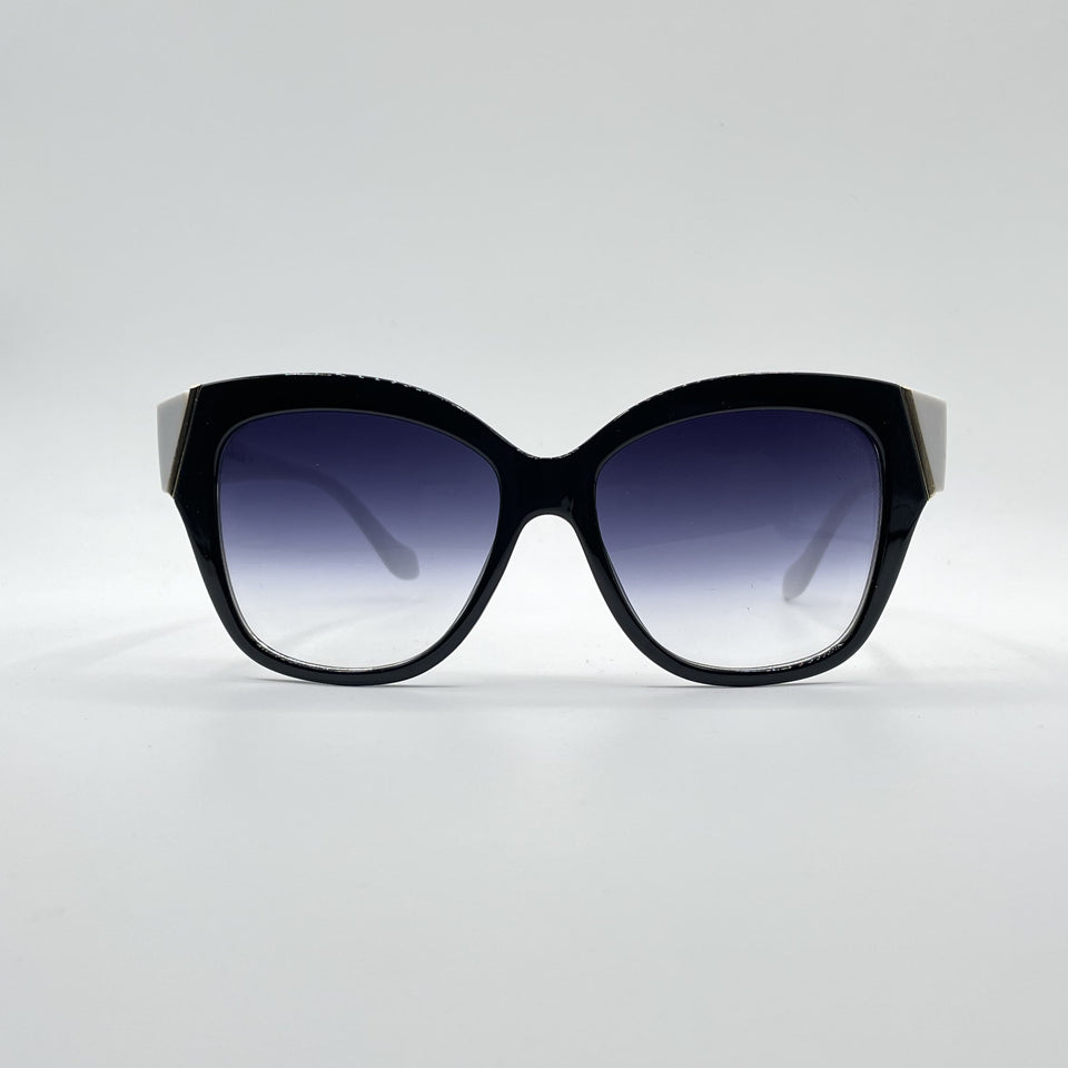 Cat Eye Black Frame Women's Sunglasses-081