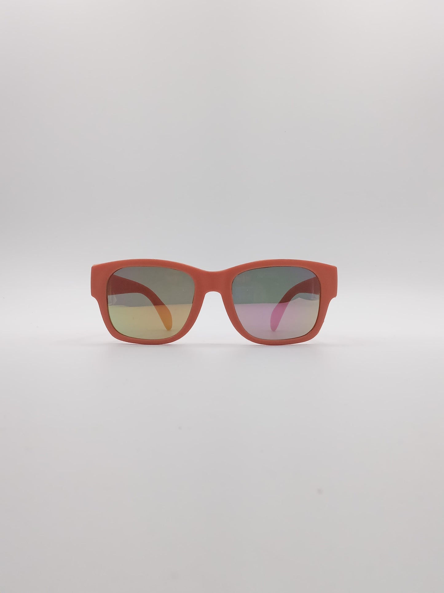 Acetate Orange Frame Kids Sunglasses-061