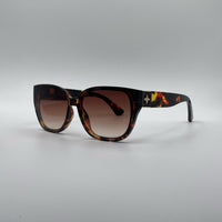 Cat Eye Tortoise Frame Women's Sunglasses-190