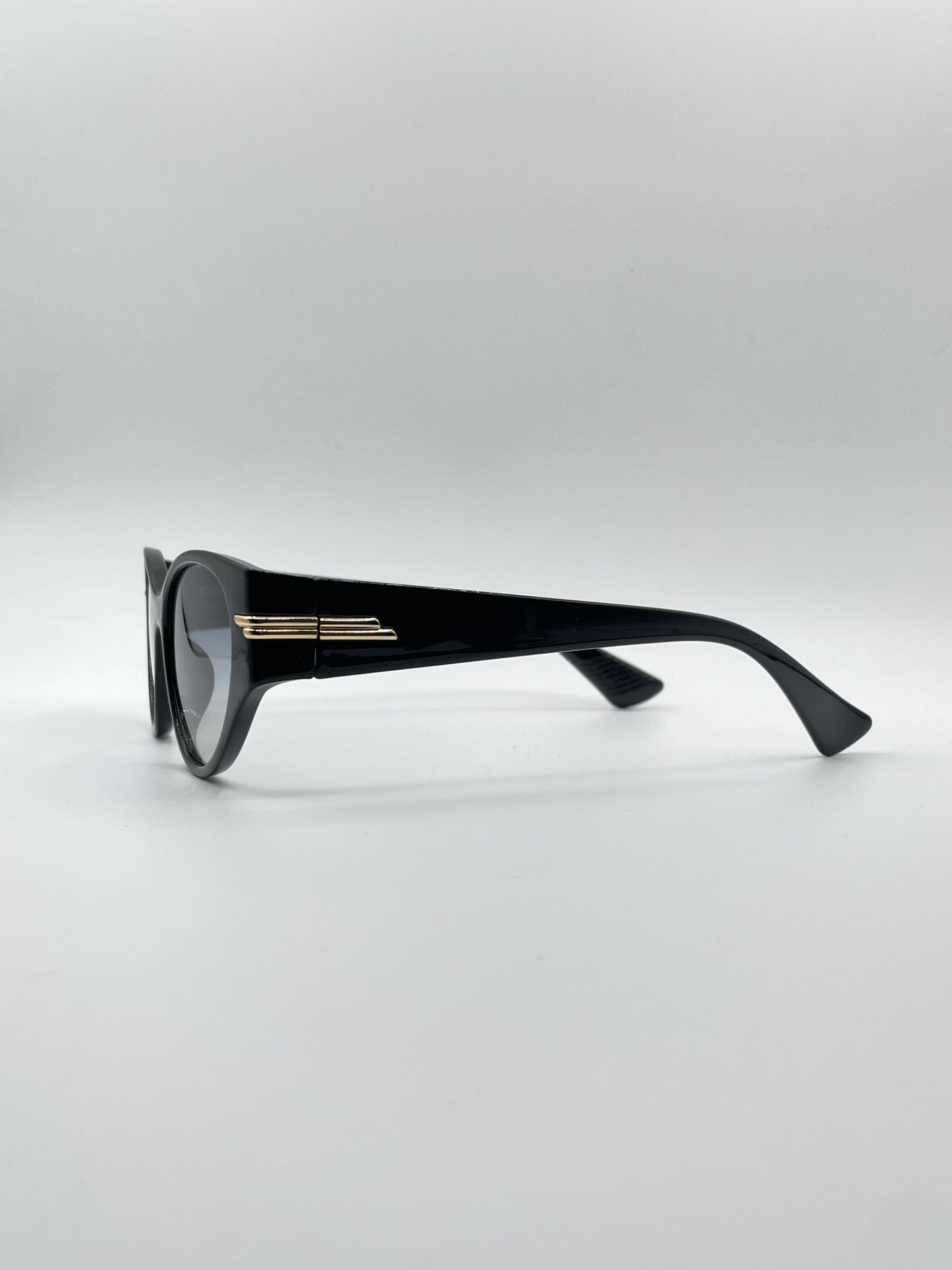 Cat Eye Black Frame Women's Sunglasses-082