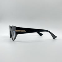 Cat Eye Black Frame Women's Sunglasses-082