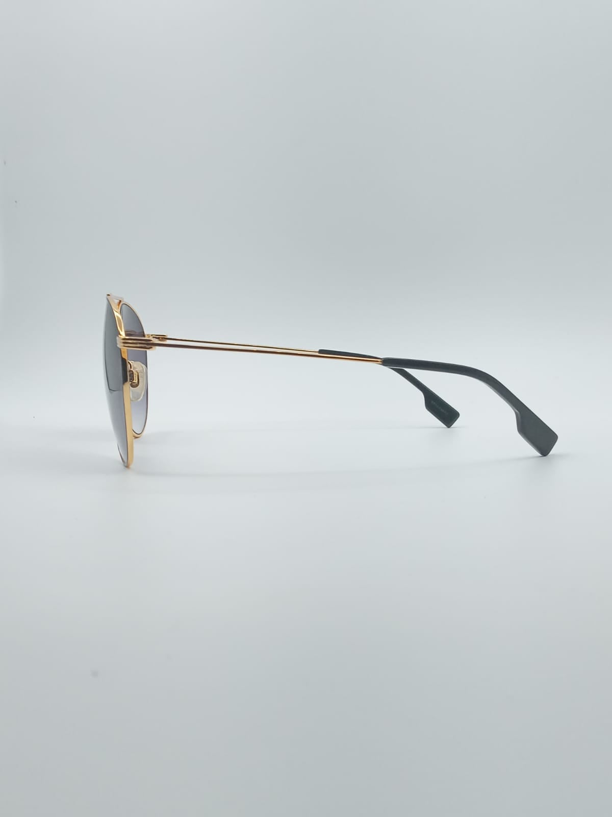 Aviator Thin Black Frame Unisex Sunglasses-026