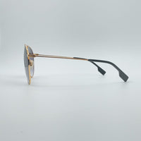 Aviator Thin Black Frame Unisex Sunglasses-026