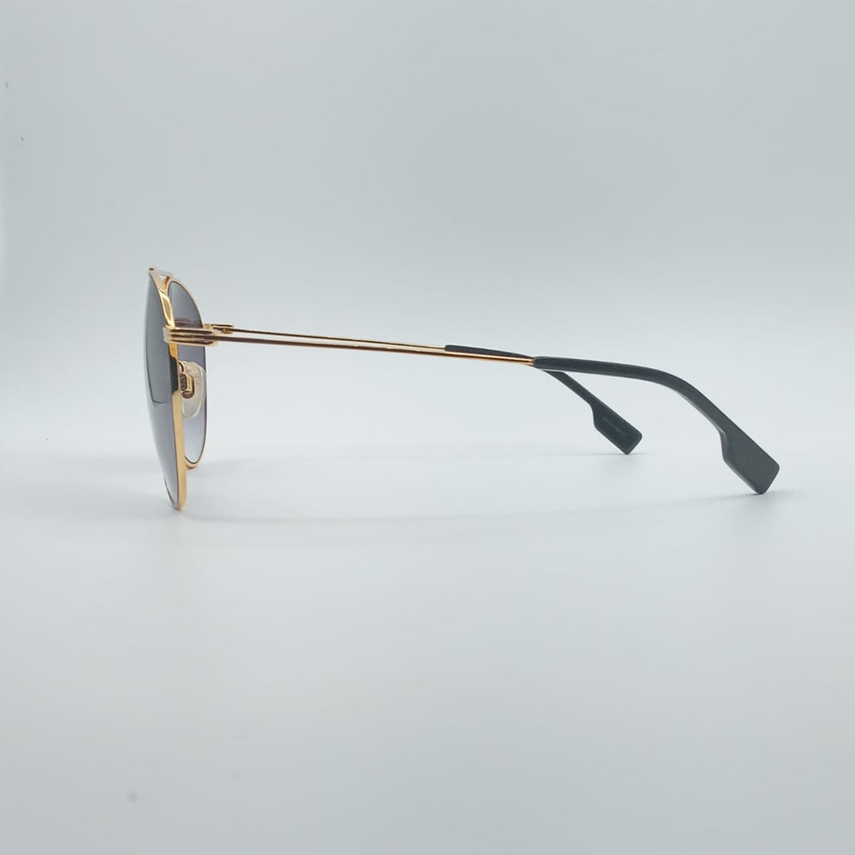 Aviator Thin Black Frame Unisex Sunglasses-026