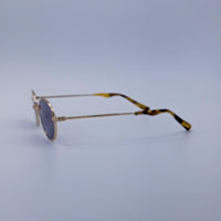 Circular Thin Golden Frame Women's Sunglasses-207