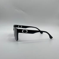 Square Black Frame Women's Sunglasses-141
