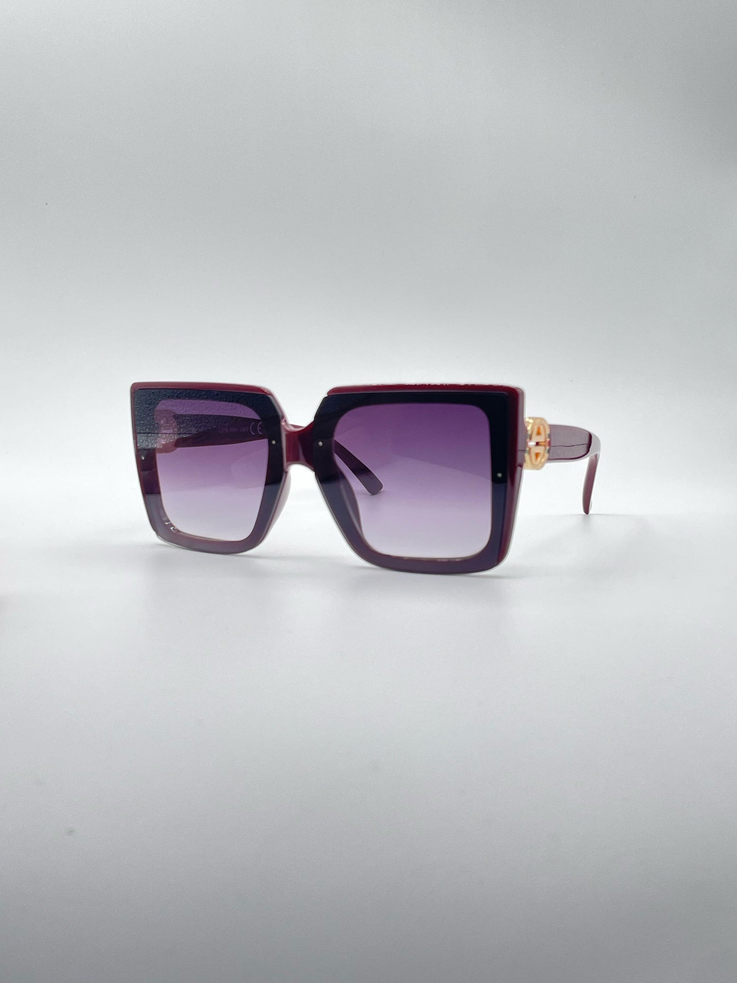 Square Black Frame Women's Sunglasses-183