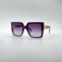 Square Black Frame Women's Sunglasses-183
