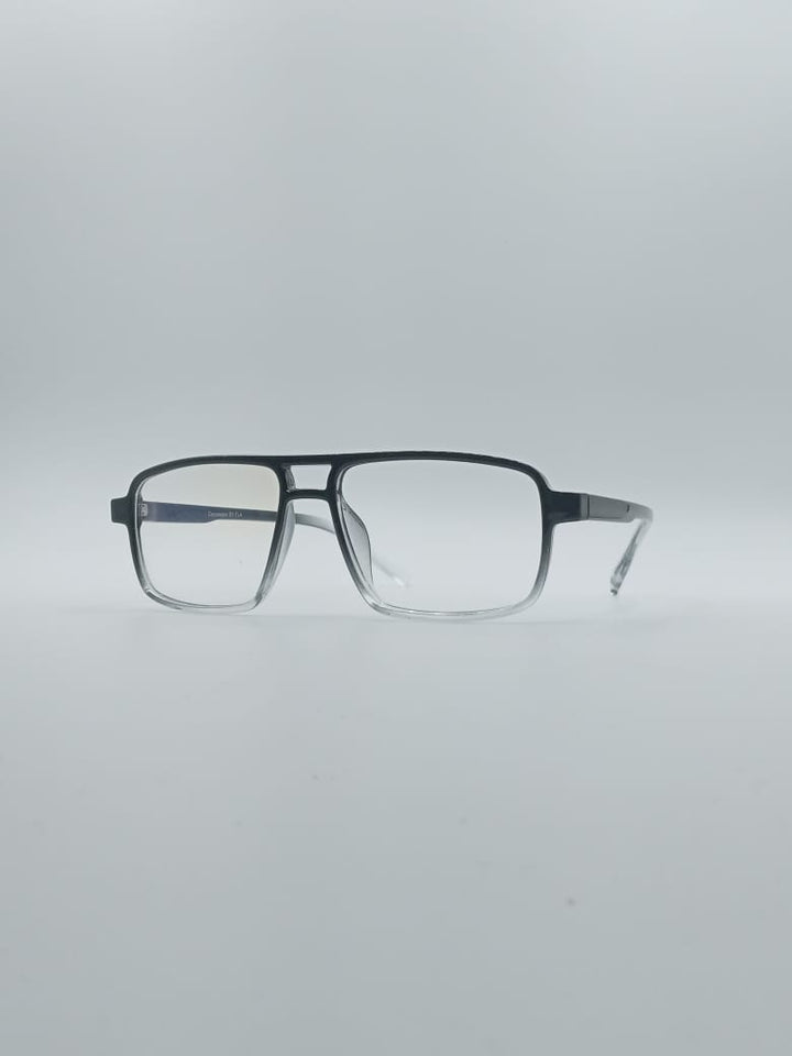 Angular Black and White Frame Kids Optics-138