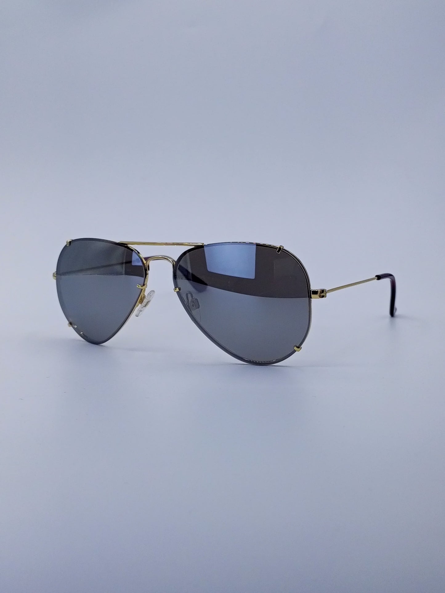 Gray Gradient Aviator Sunglasses-225