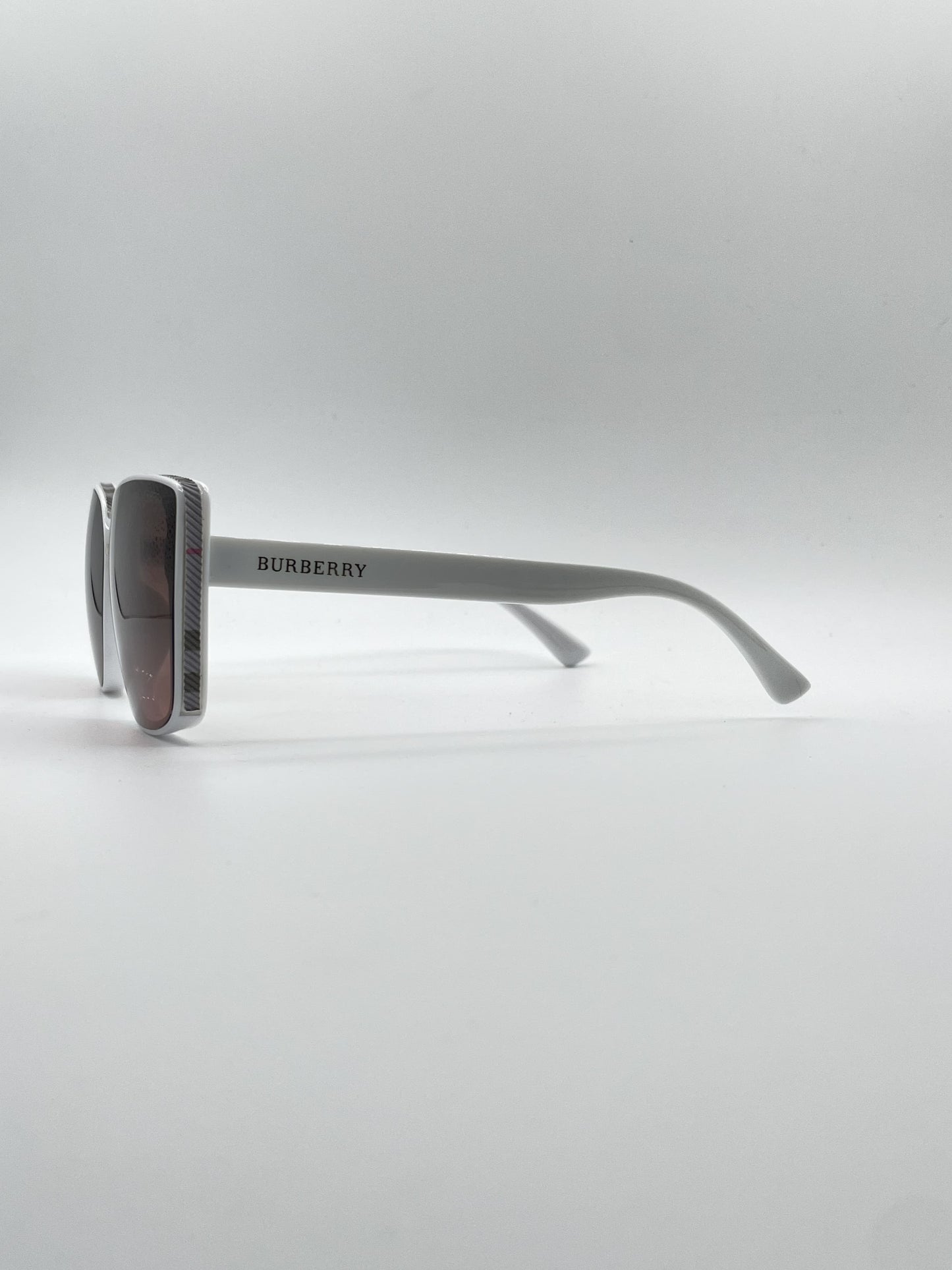 Cat Eye White Frame Women's Sunglasses-096