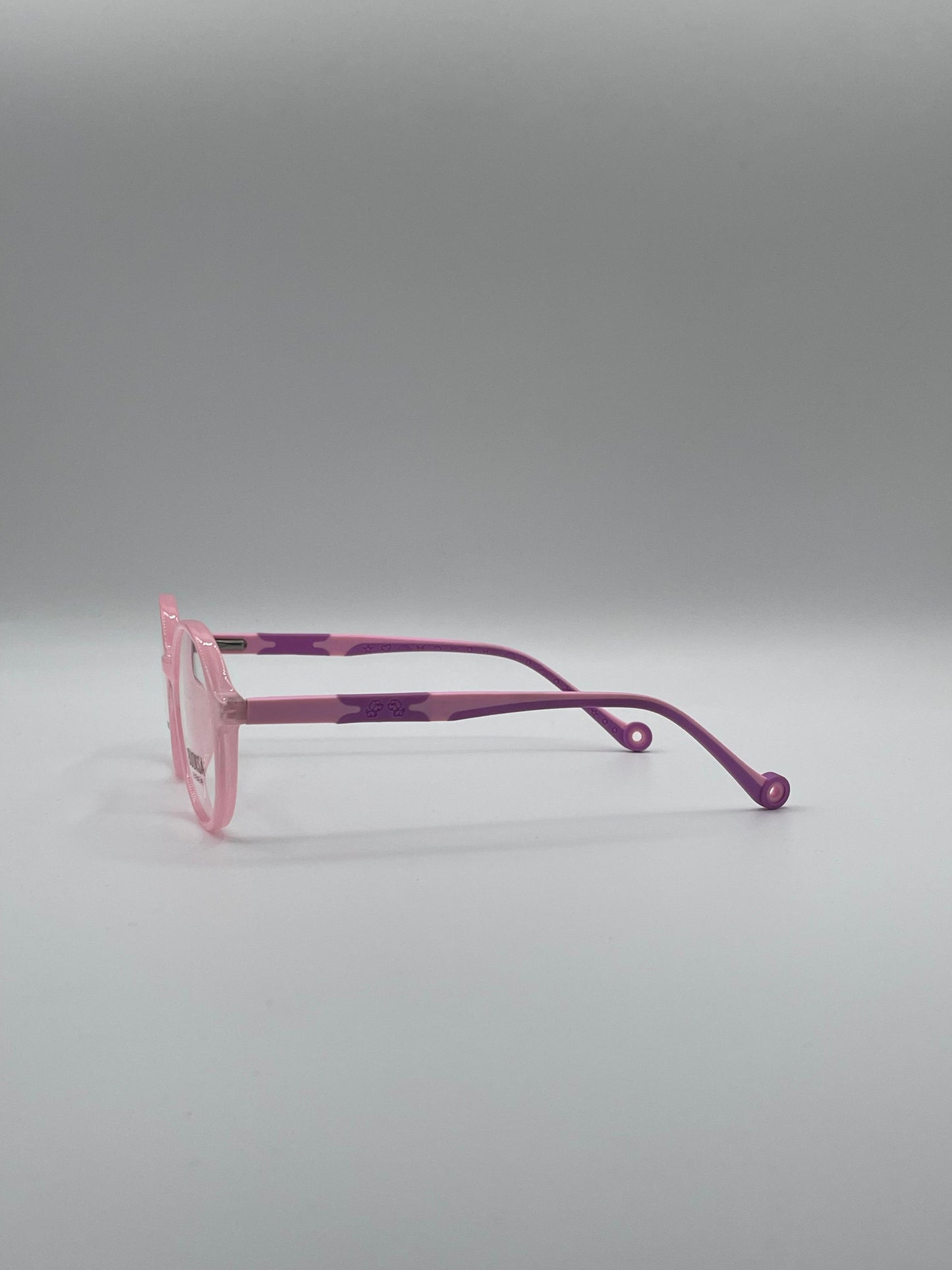 Circular Pink & Purple Frame Kids Optics-302