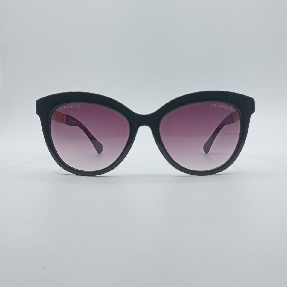 Cat Eye Black Frame Women's Sunglasses-025