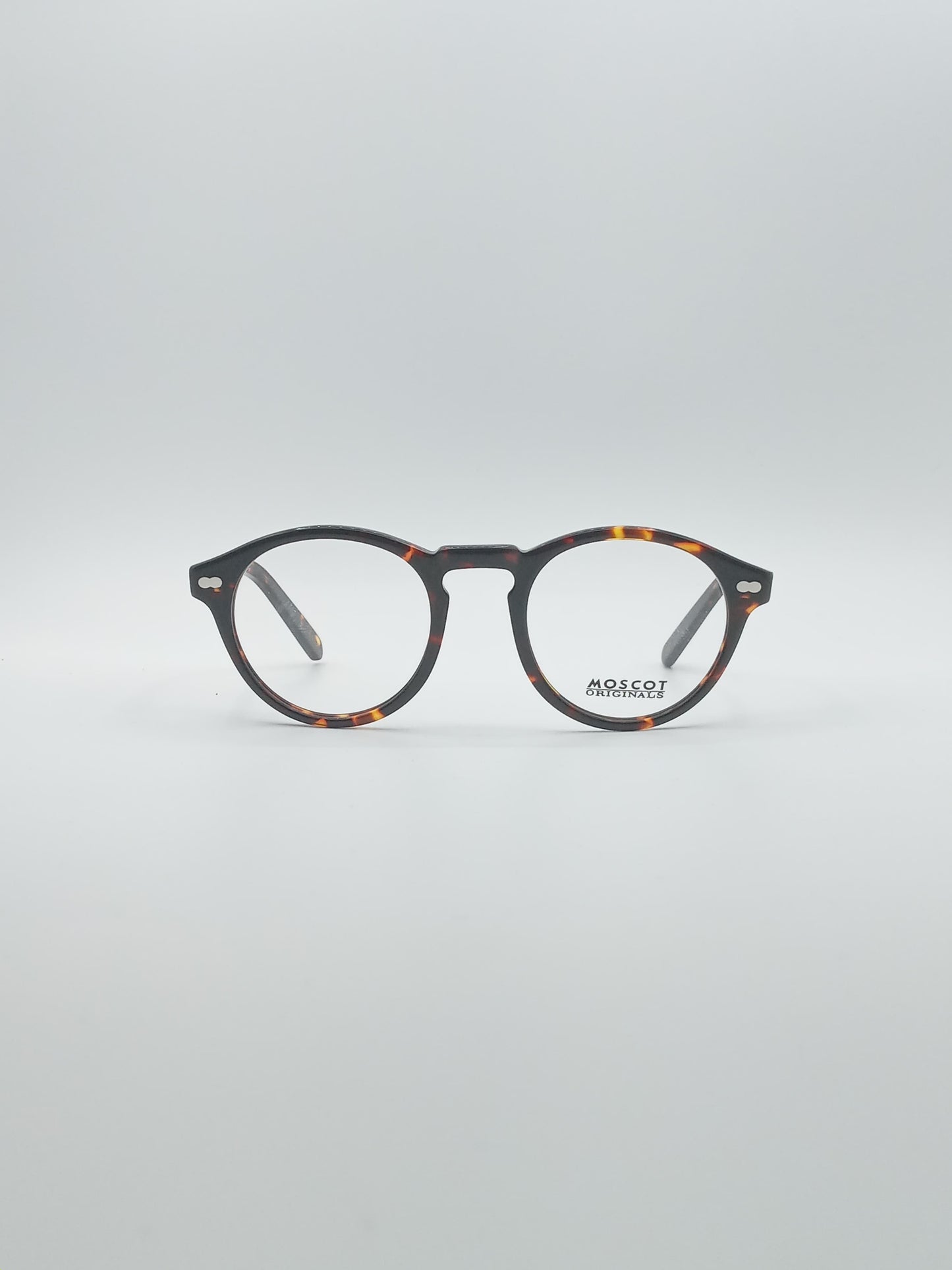 Circular Brown & Orange Frame Men's Optics-258