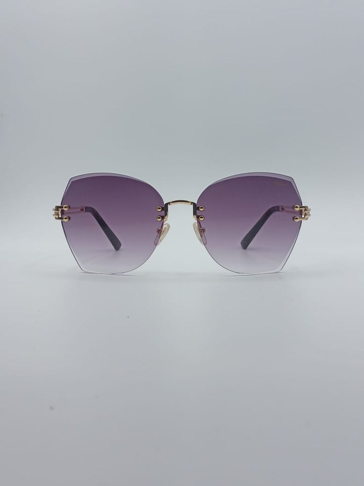 Cat Eye Frame Women's Sunglasses-033