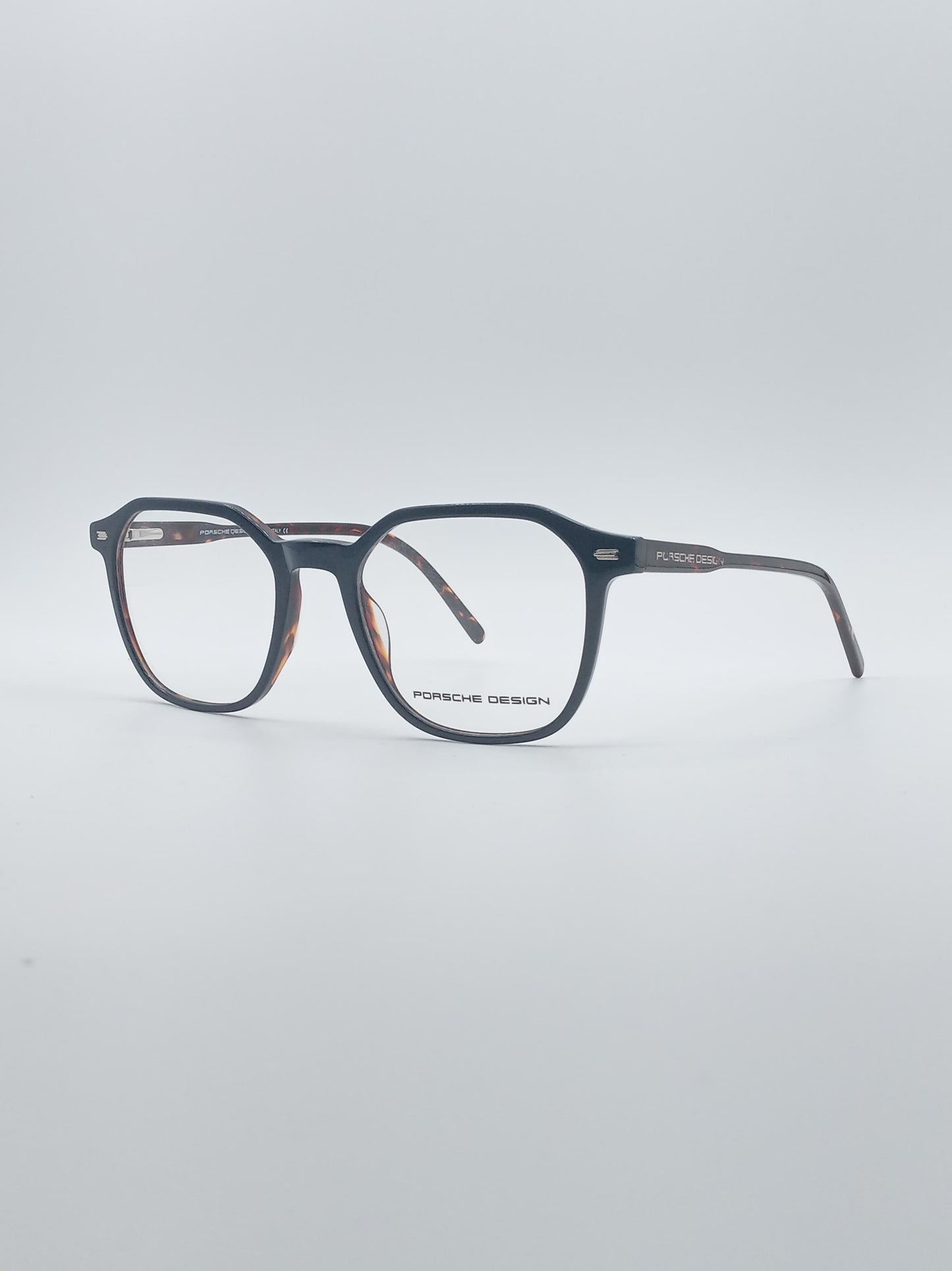Soft Square Orange & Black Frame Men's Optics-241