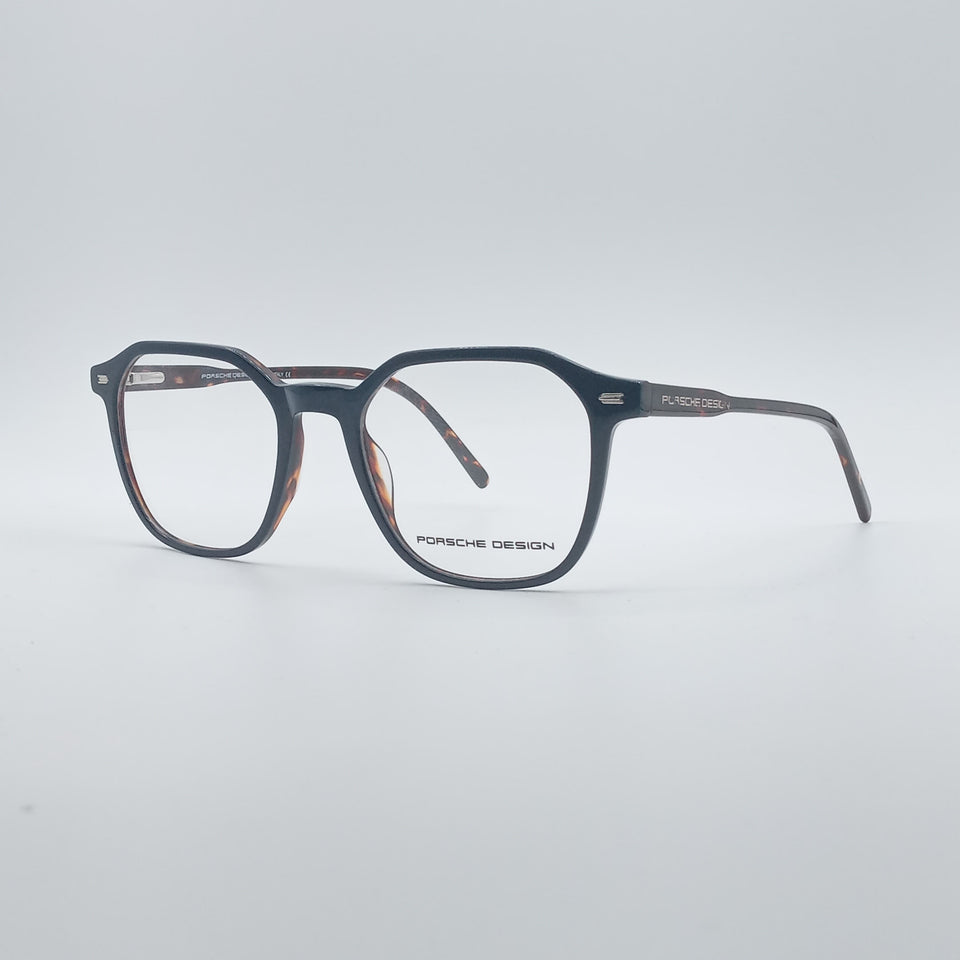 Soft Square Orange & Black Frame Men's Optics-241