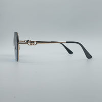 Cat Eye Black Frame Women's Sunglasses-039