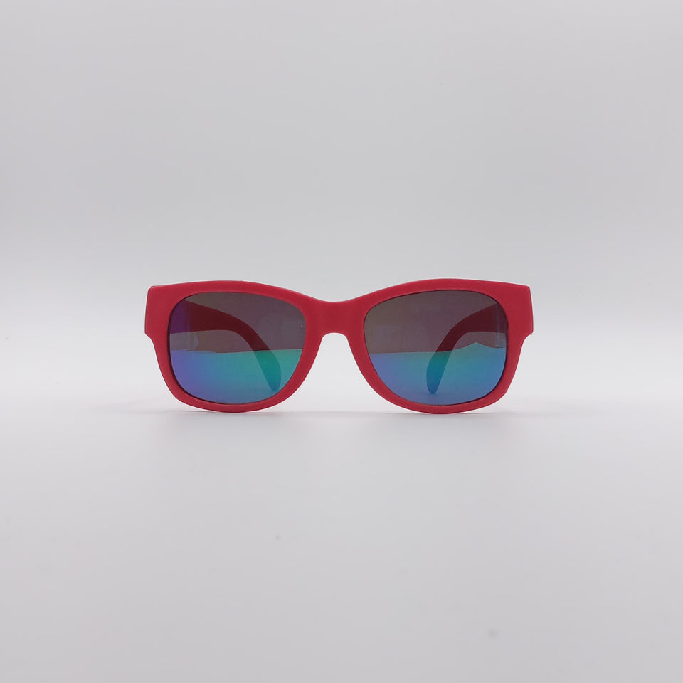 Acetate Red Frame Kids Sunglasses-065