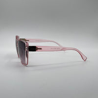 Cat Eye Pink Frame Women's Sunglasses-149