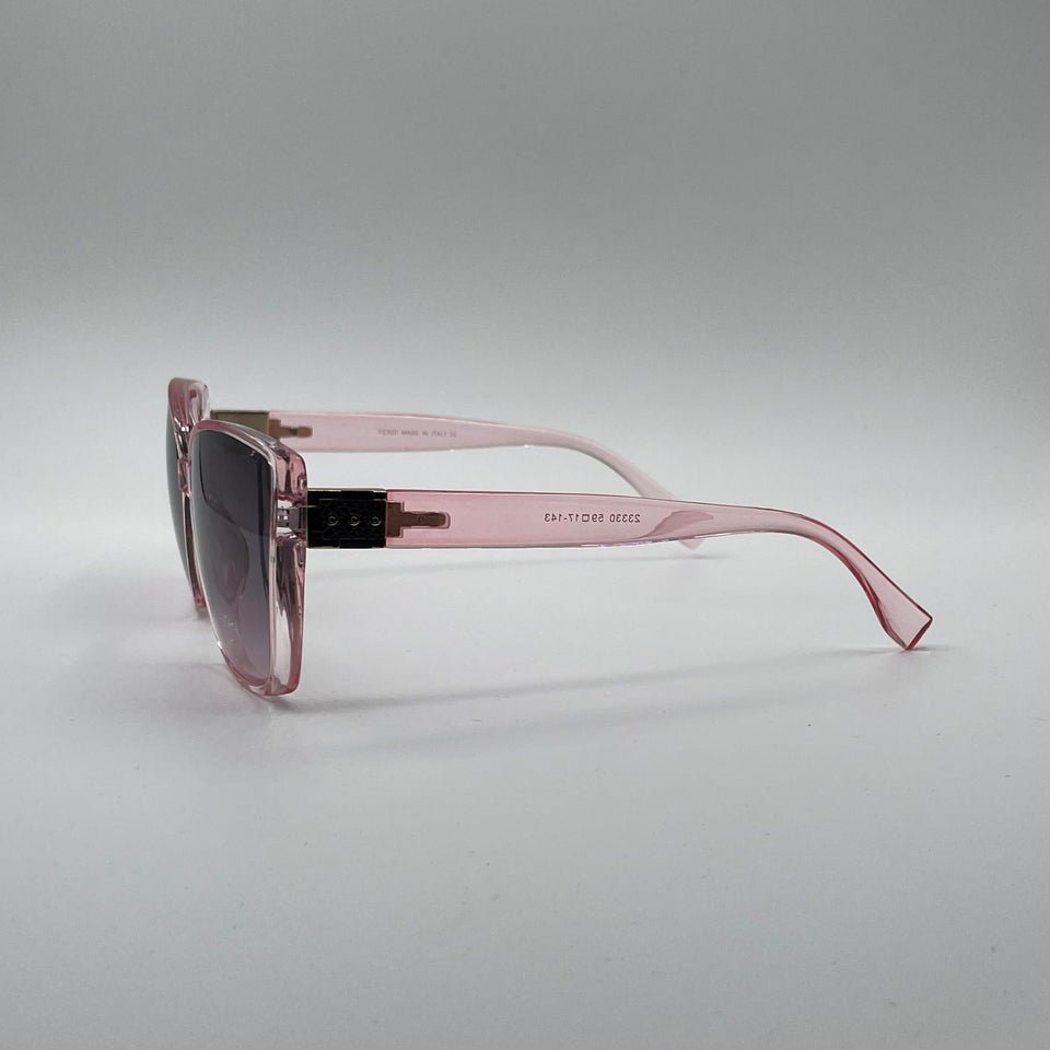 Cat Eye Pink Frame Women's Sunglasses-149