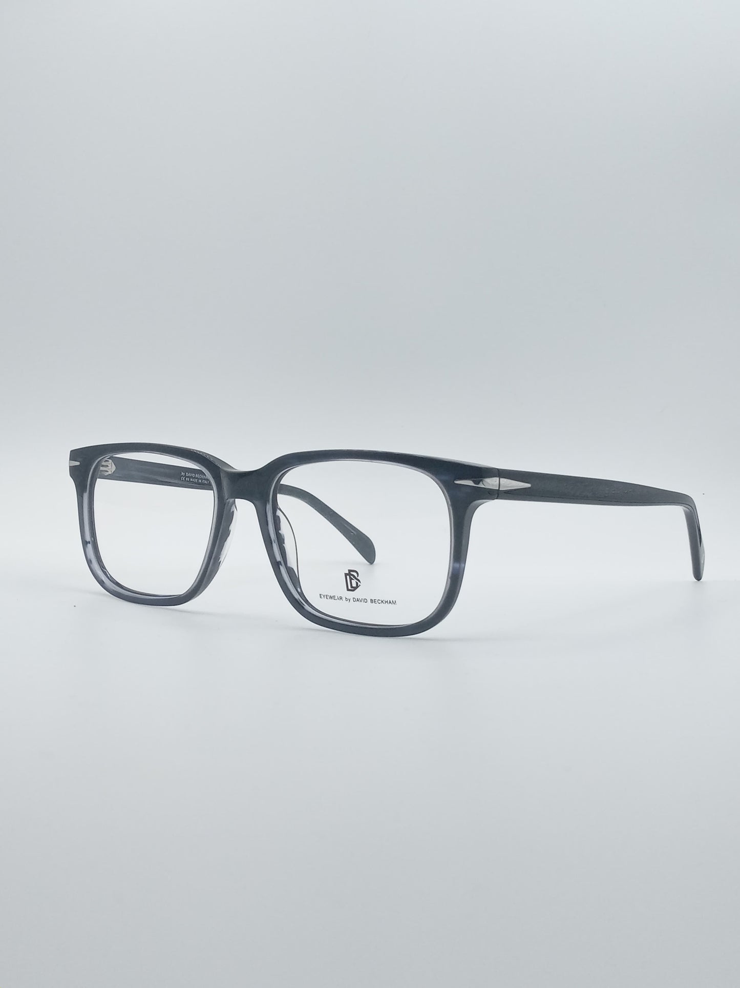 Acetate Black & Navy Blue Frame Men's Optics-264