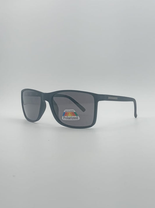 Acetate Black Frame Men's Sunglasses-043