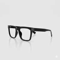 Rectangular Onyx Black Frame Men’s Optics-417