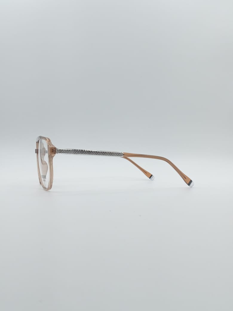 Geometrical Golden Frame Men's Optics-109