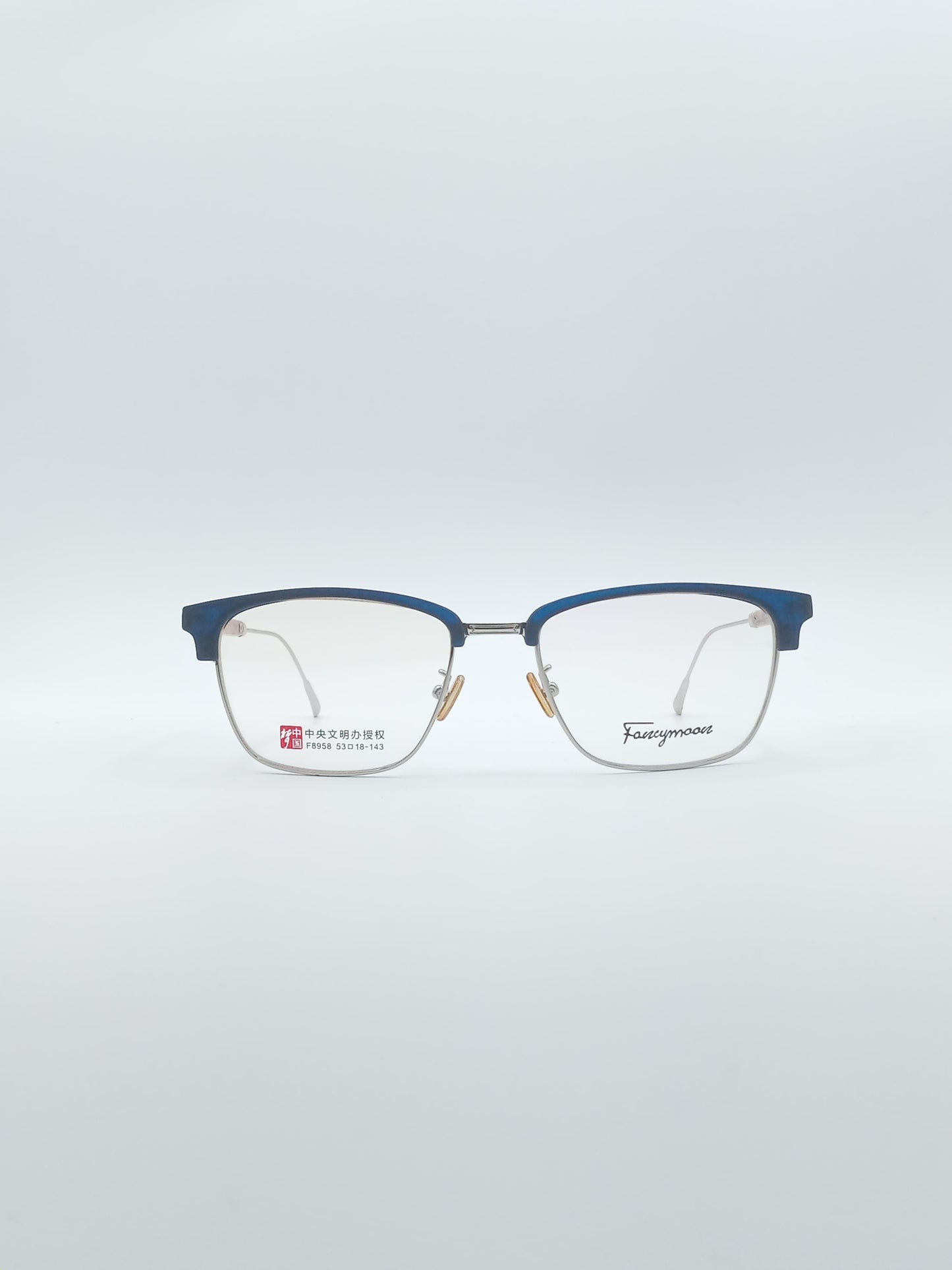 Retro Aviator Blue Frame Unisex Optics-190