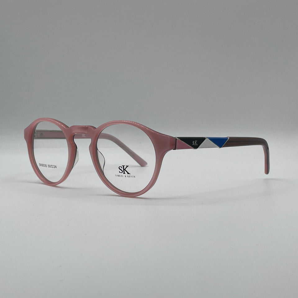Circular pink Frame Unisex Optics-306