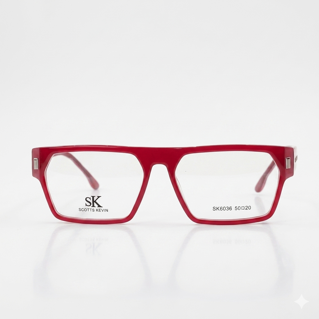 Square ShadowLite Red Frame Optics-422