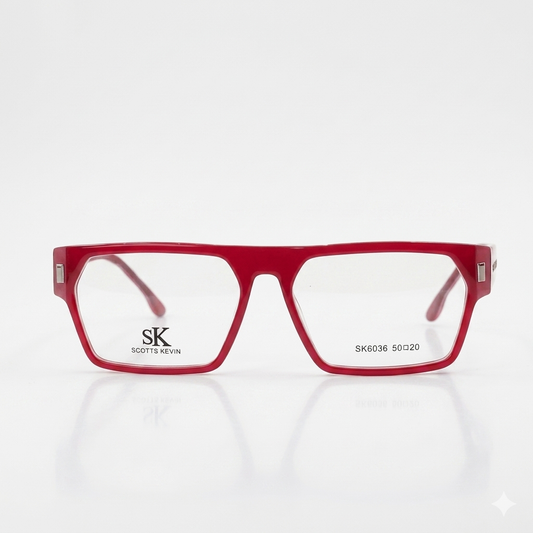 Square ShadowLite Red Frame Optics-422