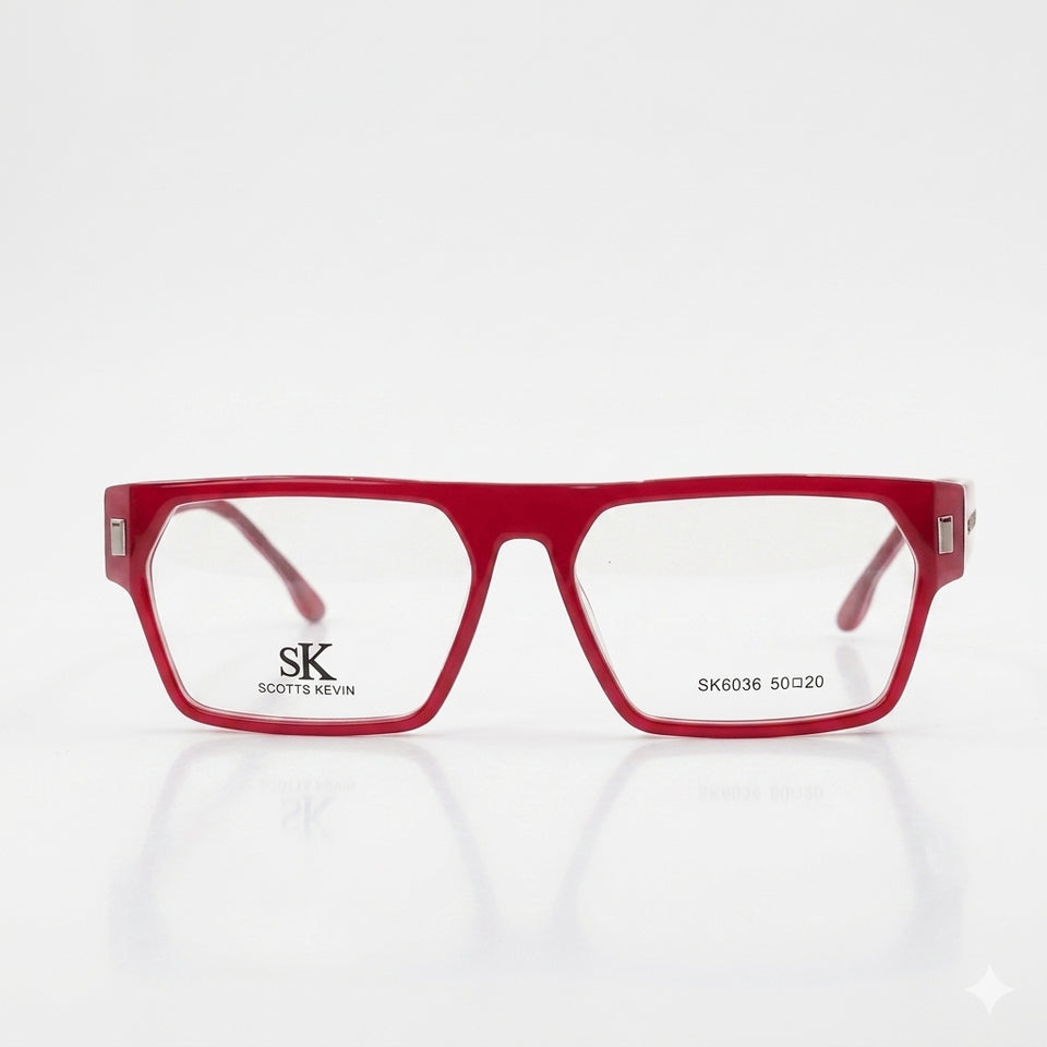 Square ShadowLite Red Frame Optics-422