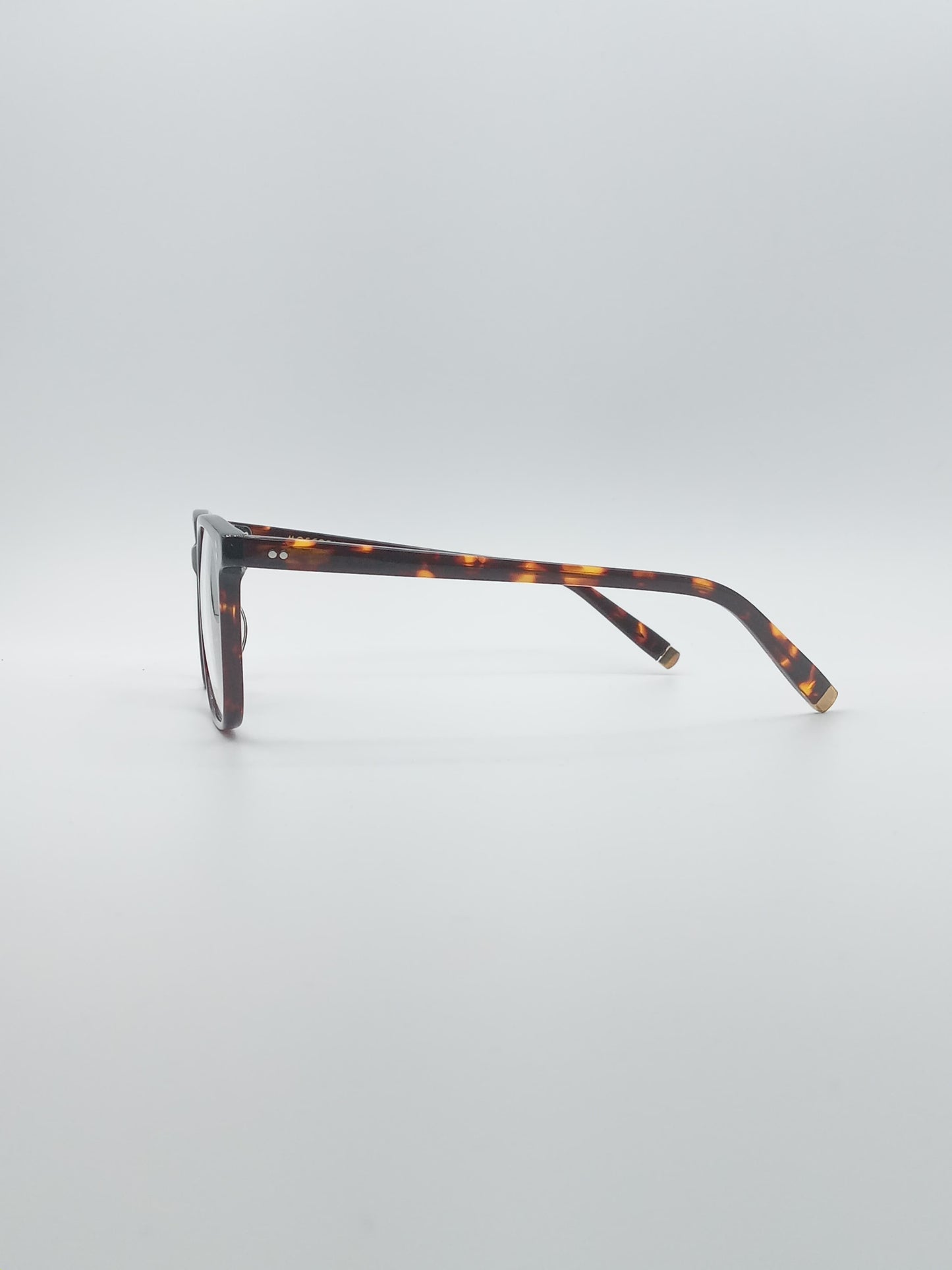 Acetate Brown & Orange Frame Men's Optics-257