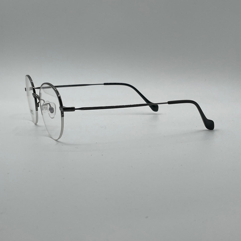 Circular Black Frame Optics-345