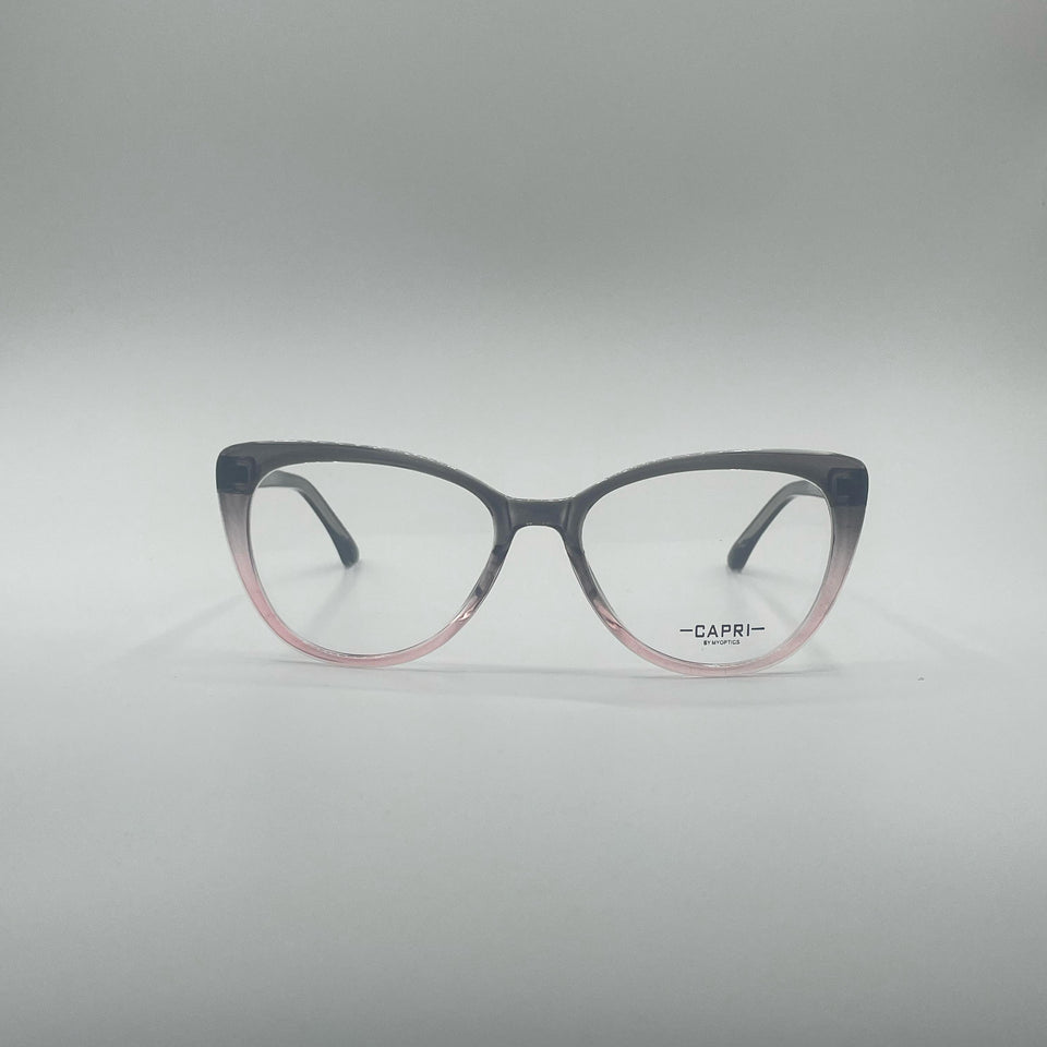 Cat Eye Grey & Pink Frame Women's Optics-395