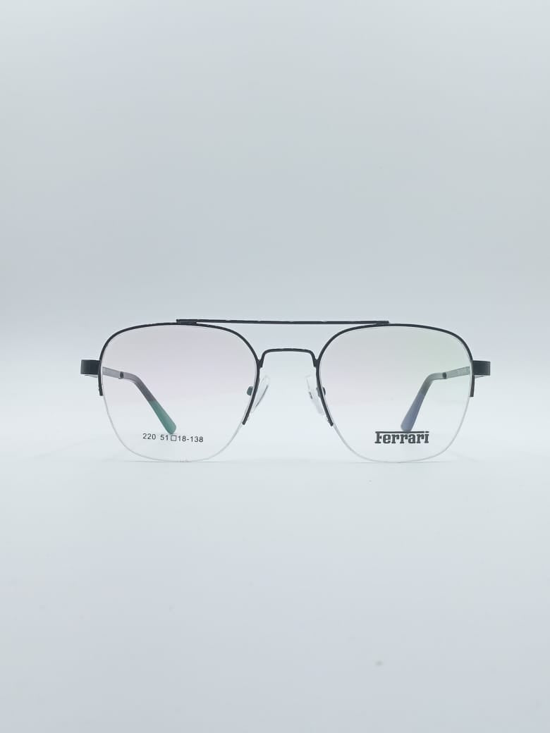 Aviator Thin Black Frame Men's Optics-103