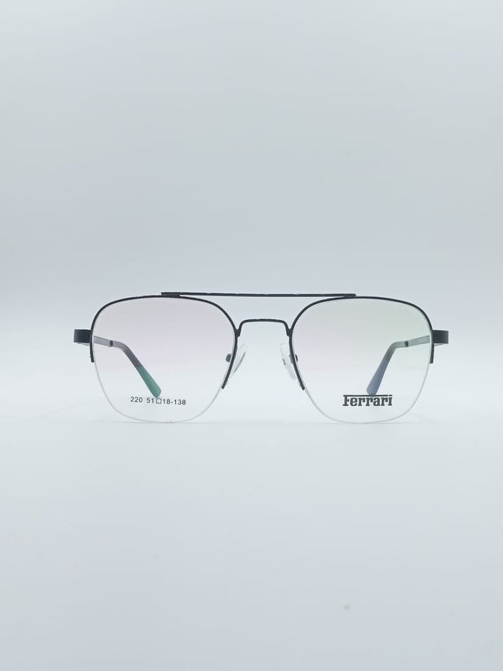 Aviator Thin Black Frame Men's Optics-103