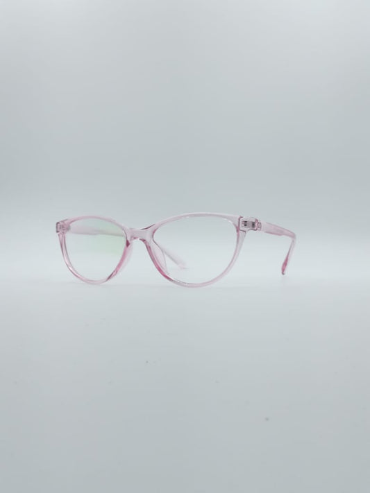 Cat Eye Pink Frame Kids Optics-142