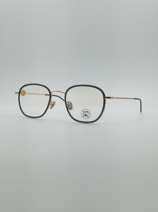 Angular Black Frame Unisex Optics-185