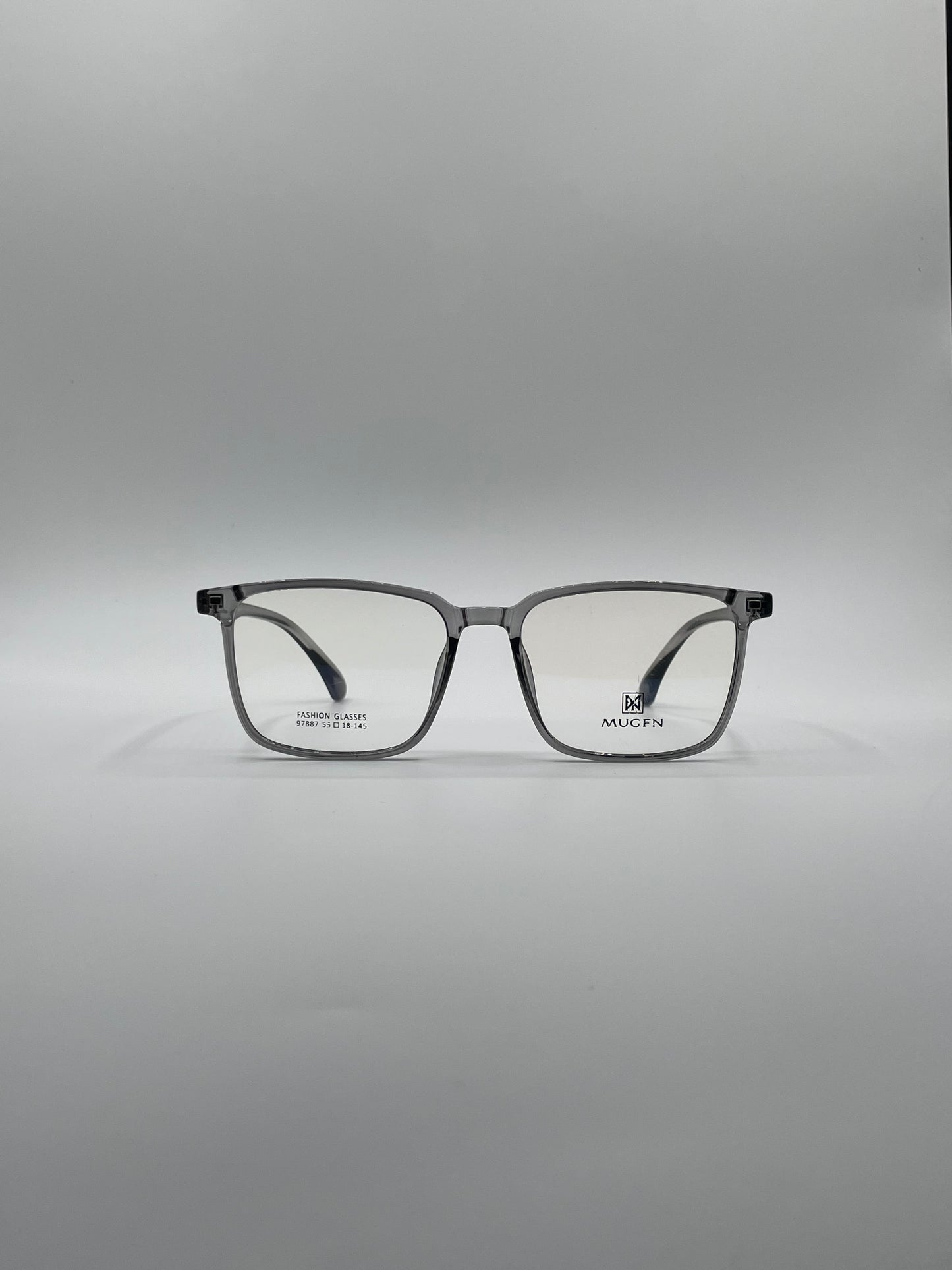 Tr square grey transparent optics-447