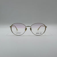 Circular Thin Golden Frame Unisex Optics-315