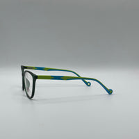 Cat Eye Green & Blue Frame Kids Optics-299