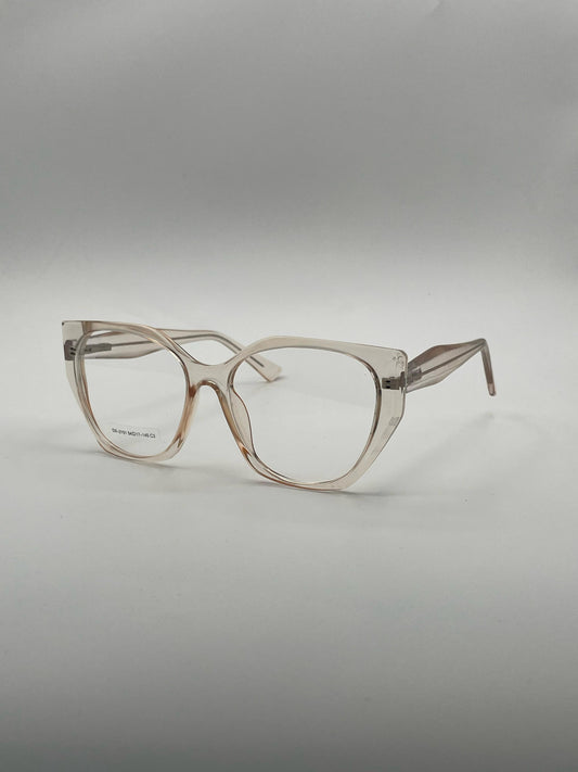 Cat Eye Translucent Frame Women's Optics-357