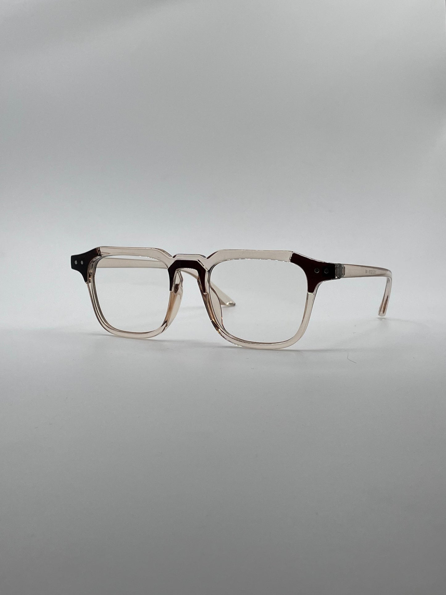 Acetate Translucent Golden Frame Men's Optics-282