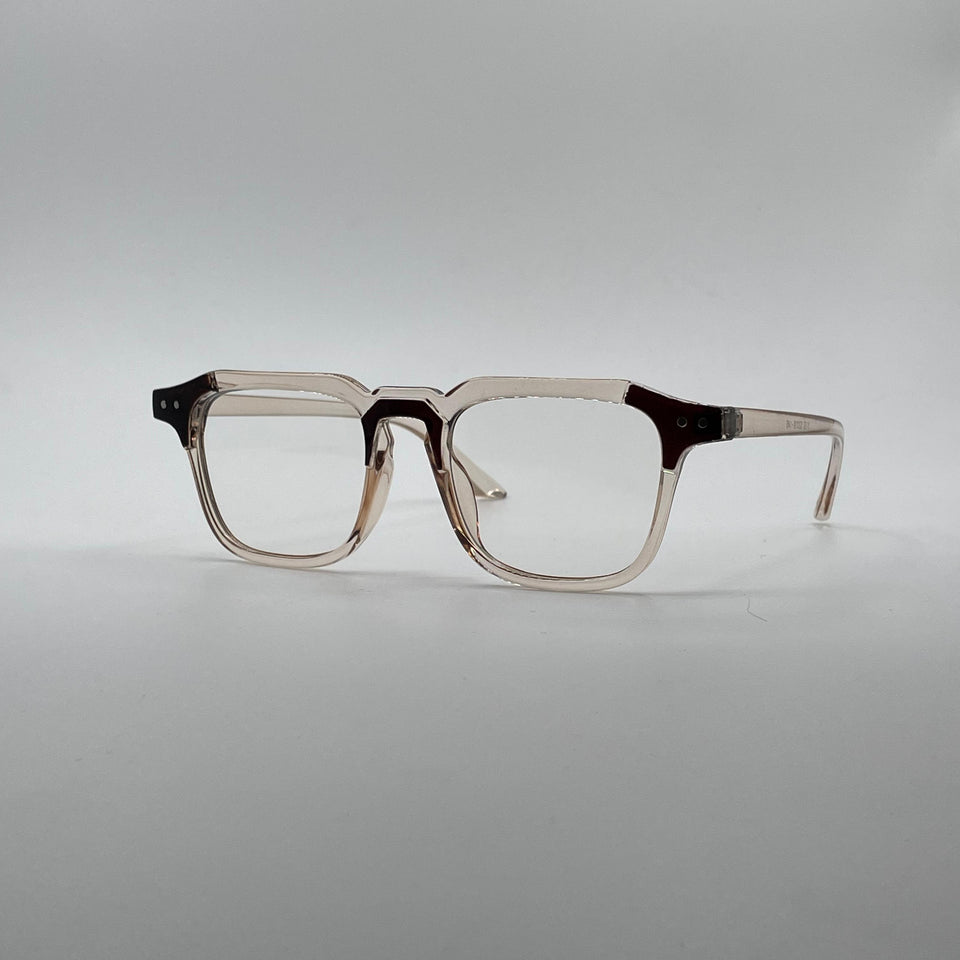 Acetate Translucent Golden Frame Men's Optics-282