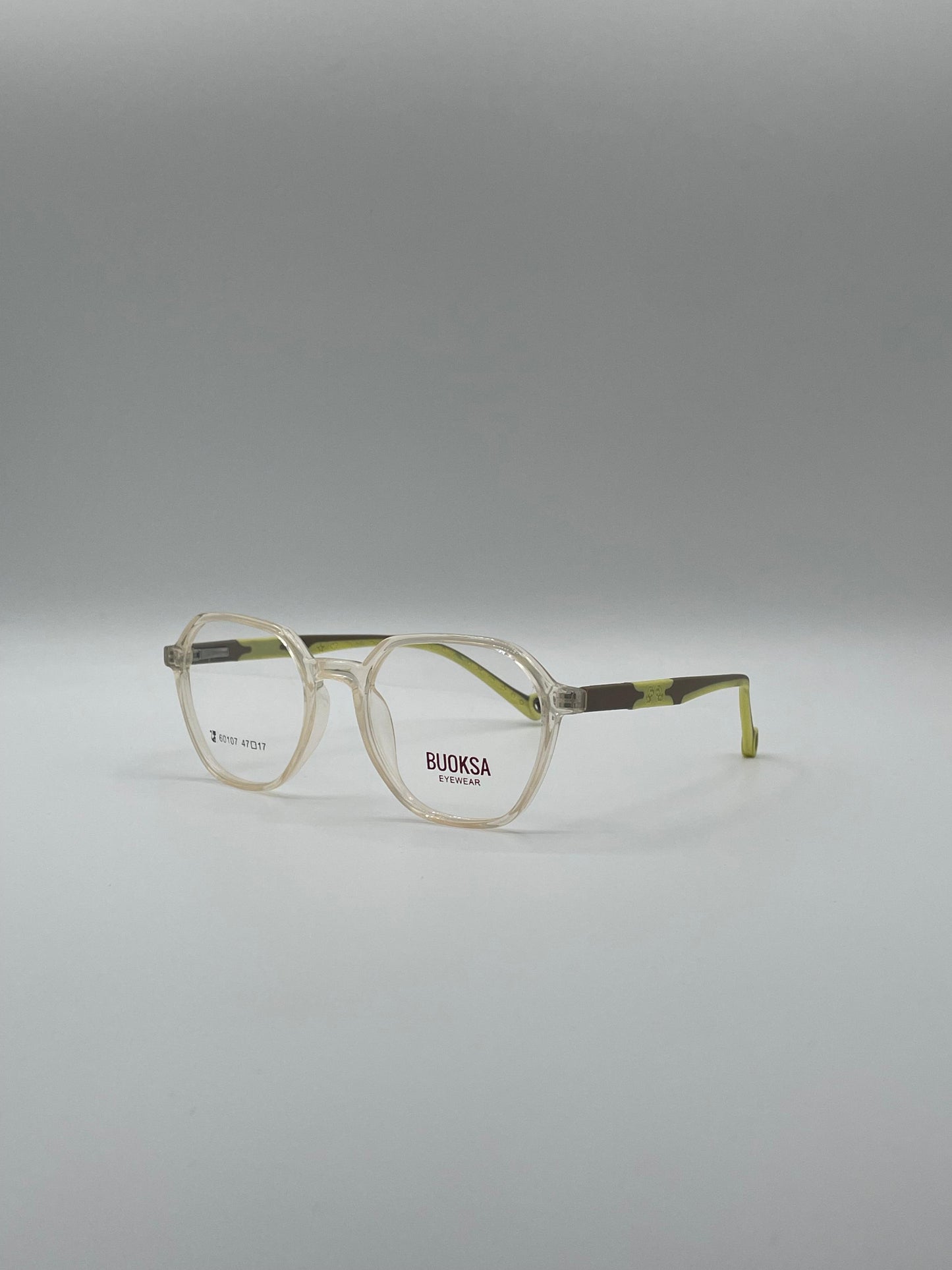 Soft Square Brown & Green Frame Kids Optics-298