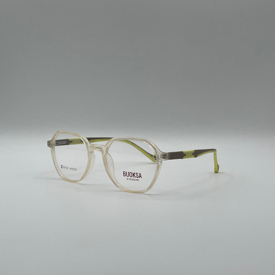 Soft Square Brown & Green Frame Kids Optics-298
