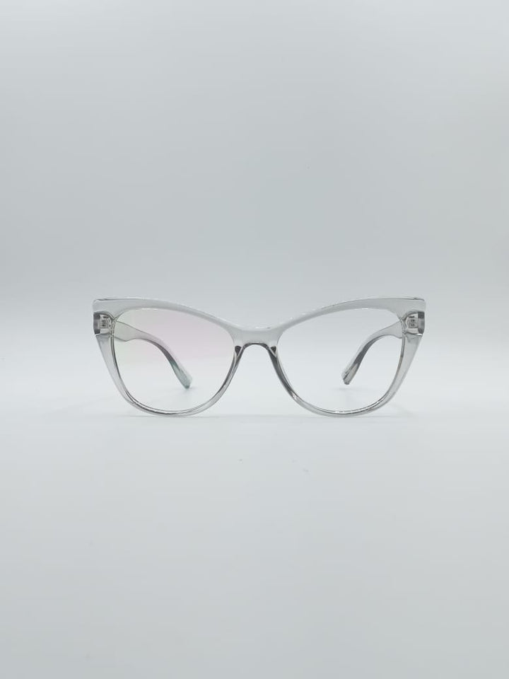 Cat Eye Translucent Frame Women's Optics-092